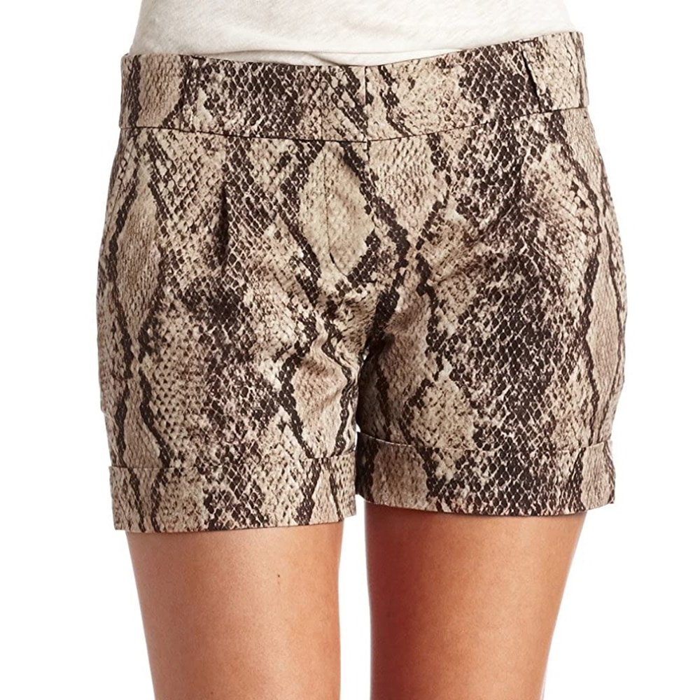 snakeskin BCBGMaxAzaria shorts